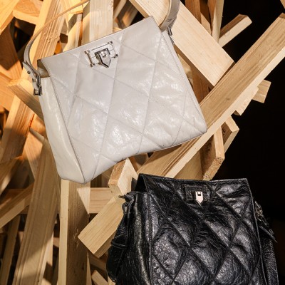 One-shoulder underarm bag large capacity bucket bag tote bag